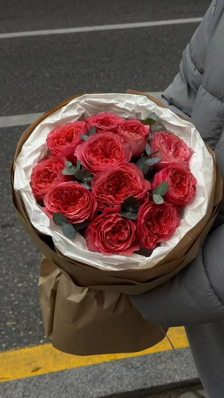 Букет из пионовидных роз Candy Expression